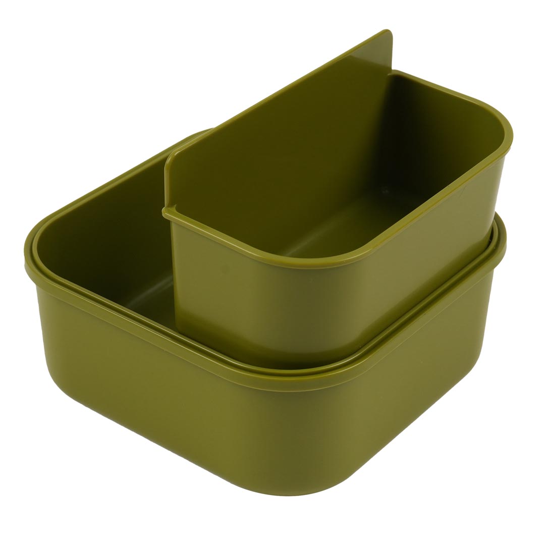 Snack box with clips - Fireman Mr. Dino